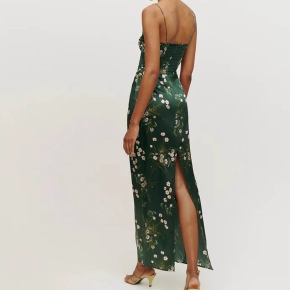 Reformation Frankie Silk Dress | Buena  🕸Silk🕸 🎉 Original - Picture 3 of 15